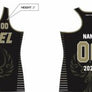 HUSEL Hockey Club - Uniform Top (Gold & Black) Reorder